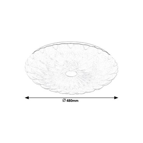 Rabalux Primrose plafonska lampa, bela, LED 72W slika 6