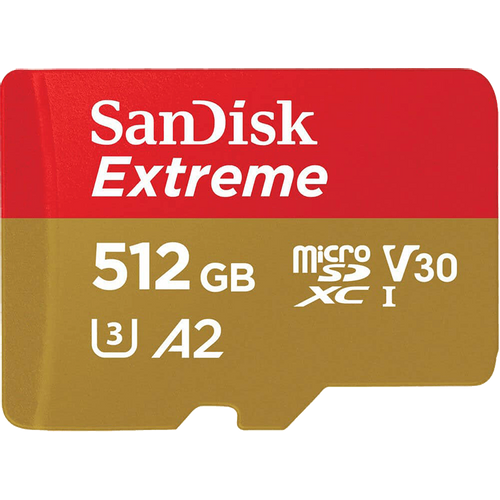 SanDisk SDXC 512GB Extreme micro 190MB/s UHS-I Class10 U3 V30+Ad slika 1