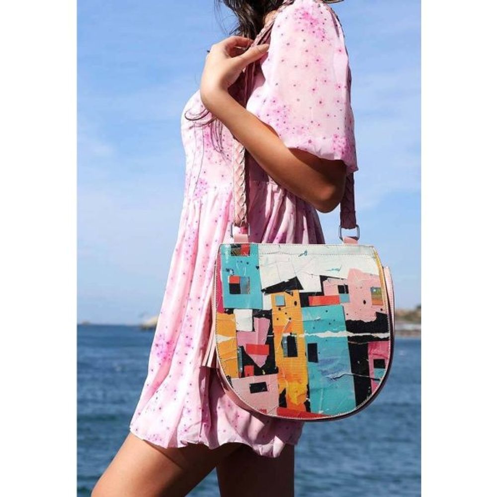 DOGO Torba Ivy Bag Block Houses slika 5