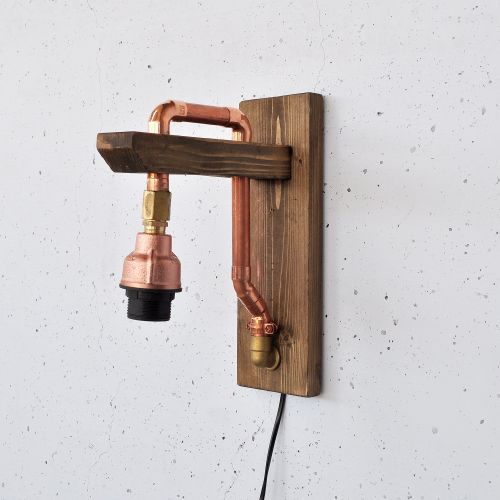 Lacop012 Wooden
Rose Gold Wall Lamp slika 2