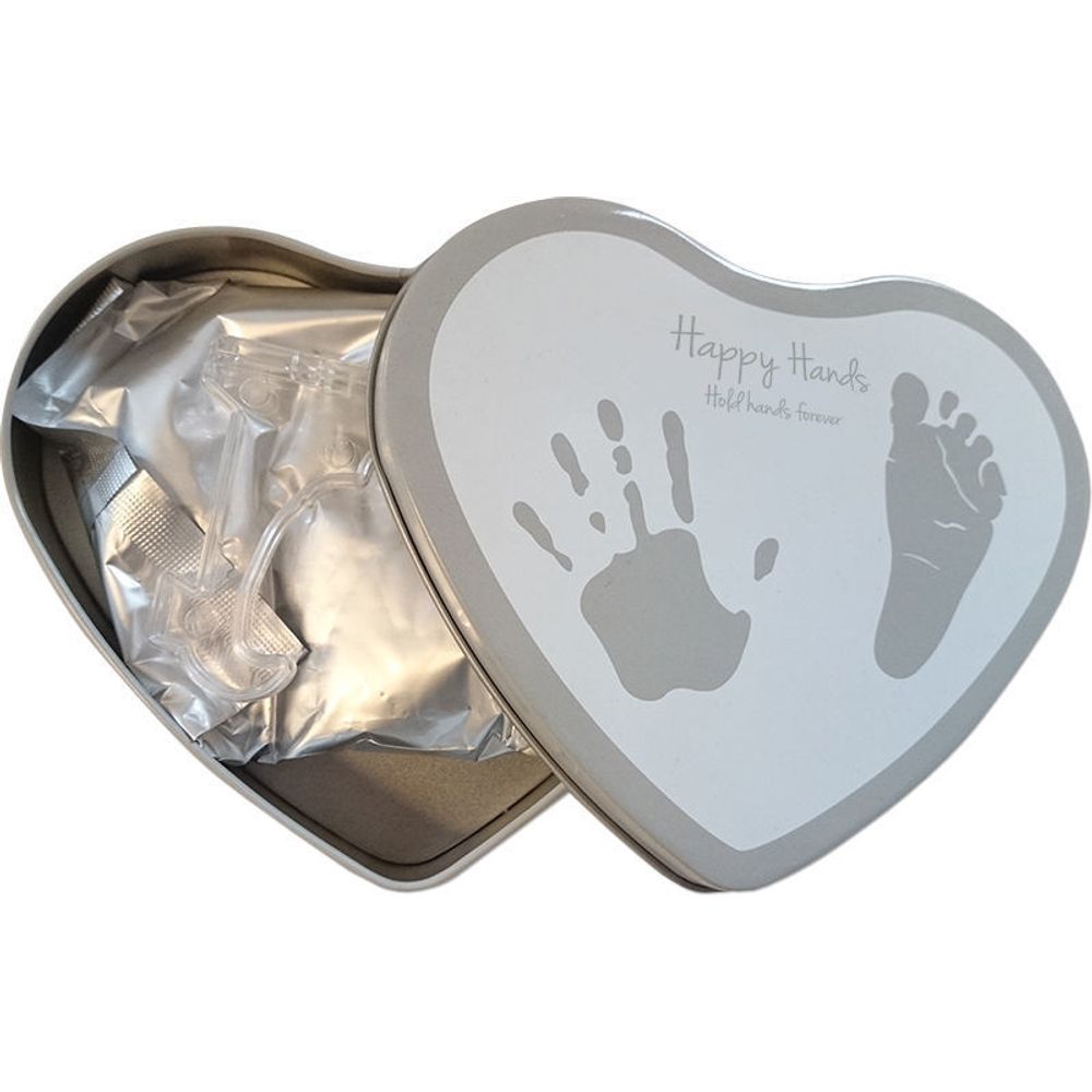 Dooky poklon set Okvir Happy Hands 2D Heart Shape - Silver White slika 2