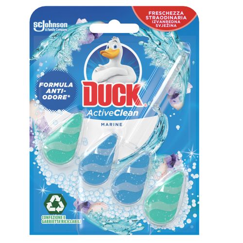 Duck Active Clean osvježivač za WC školjku miris Marine slika 1