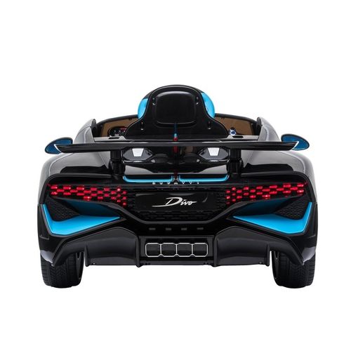 Licencirani auto na akumulator Bugatti Divo - crni/lakirani slika 6