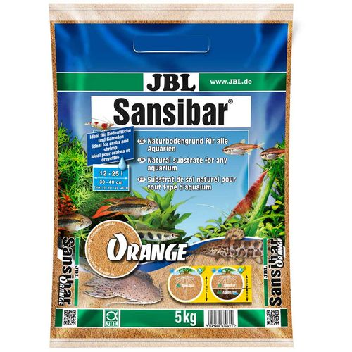 JBL Sansibar Orange, šljunak, narančasta, 5 kg slika 1