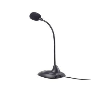 MIC-205 * Gembird Desktop mikrofon, savitljivo telo, black, 3.5mm sa prekidacem (249)