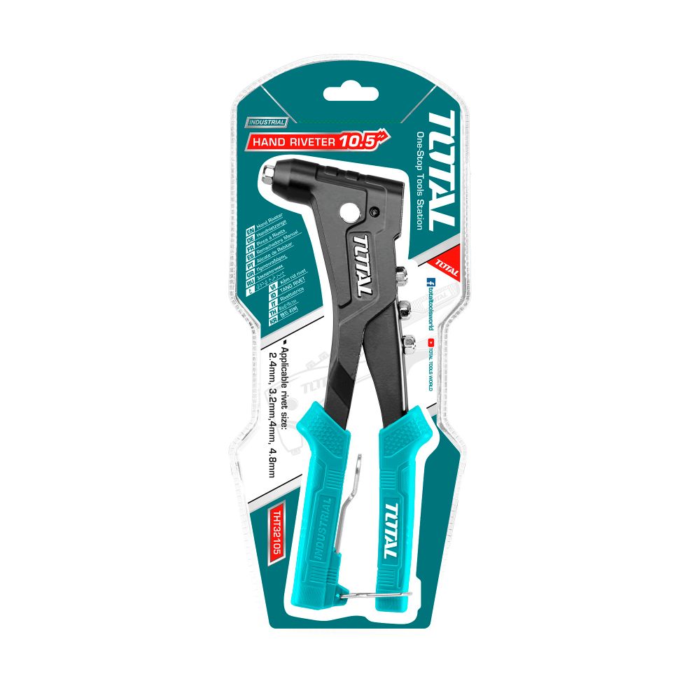 TOTAL Kliješta za zakovice 4-IN-1, 10,5 cm / INDUSTRIAL (THT32105) slika 2