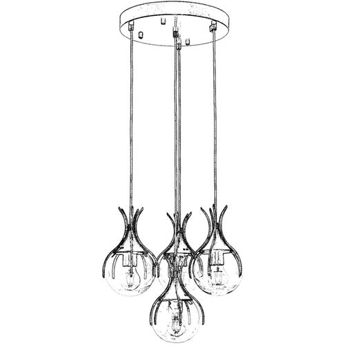 AV-1766-4ET Antiquation Chandelier slika 5