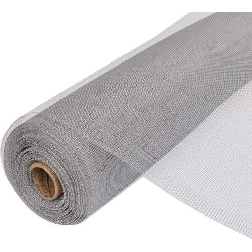 Mreža od aluminija 100 x 1000 cm srebrna slika 1