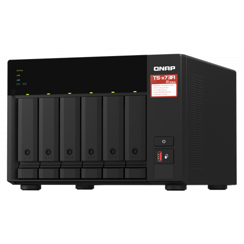 QNAP NAS server za 6 diskova, 8GB RAM, 2x 2.5GbE mreža slika 5