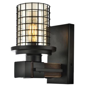 Zidna Lampa AP-4216-1E u Crno-Zlatnoj Boji