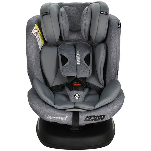 Bebe Stars autosjedalica Levante 360° 0-36kg ISOFIX - Grey slika 2