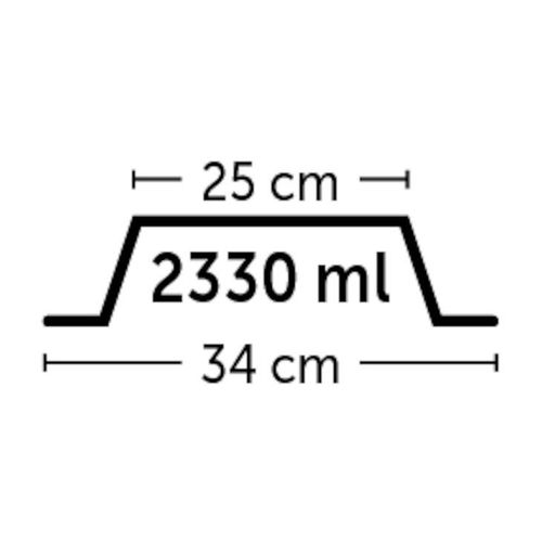 POSUDA ANTISLIP INOX, fi 25cm, 2330ml slika 2