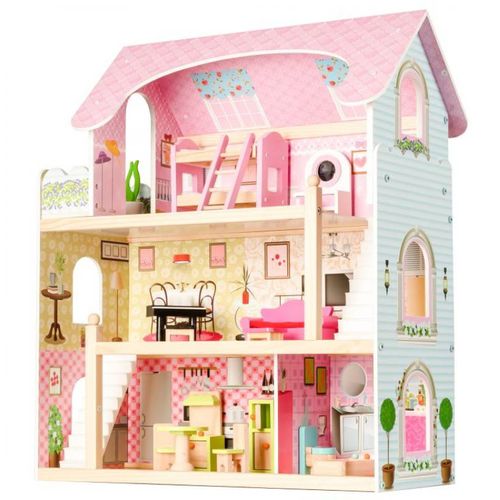 Eco Toys Drvena Kućica Za Lutke Fairy Tale Residence slika 1