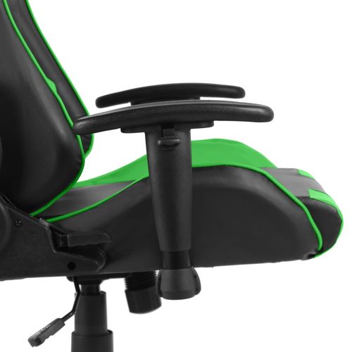 Okretna igraća stolica zelena PVC slika 33