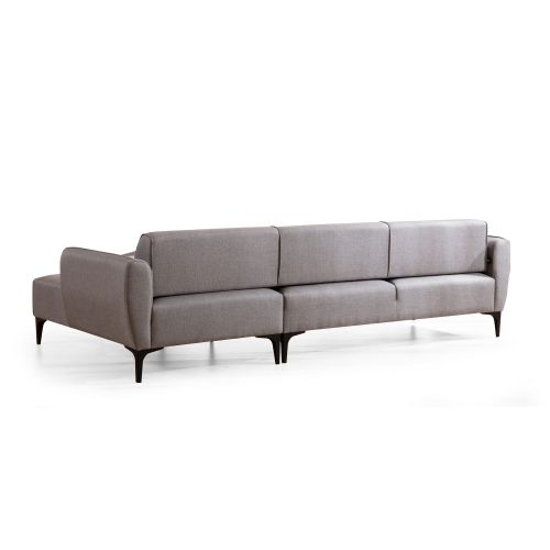 Atelier Del Sofa Kutna garnitura, Sivo, Belissimo Right - Grey slika 7