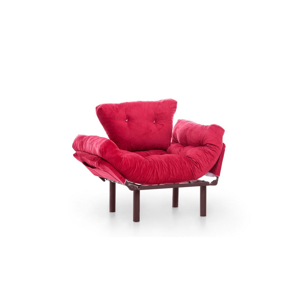 Nitta Single - Maroon Maroon Wing Chair slika 8