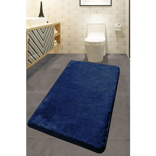 Havai - Dark Blue (80 x 140) Dark Blue Acrylic Bathmat slika 1