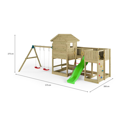 Fungoo set LONGSTEPPER - drveno dječje igralište slika 6