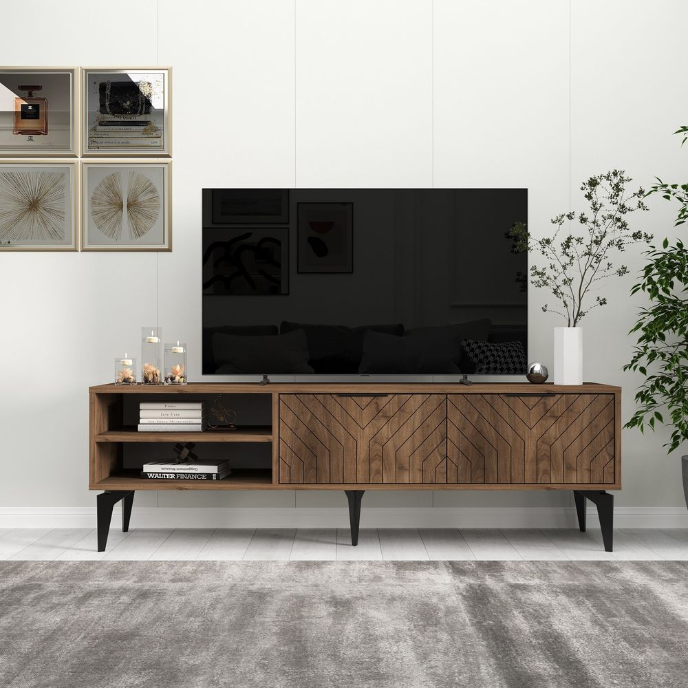 TV stalak Regina u boji orah slika 1