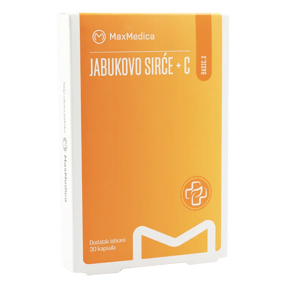 JABUKOVO SIRĆE + C KAPSULE A30 MAXMEDICA slika 1