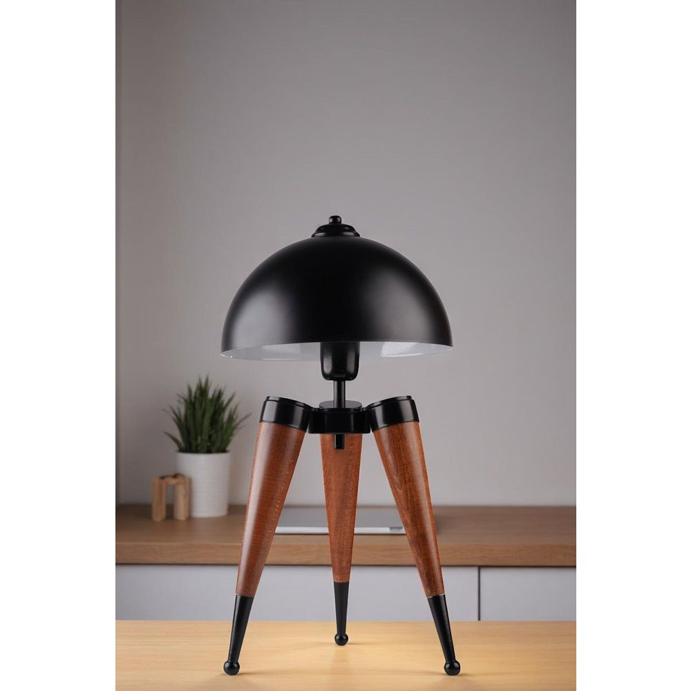 Lampa za sto 8902-1 Crni Orah slika 1