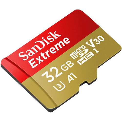 Memorijska kartica SANDISK Extreme microSDHC 32GB + SD Adapter, SDSQXAF-032G-GN6MA slika 1