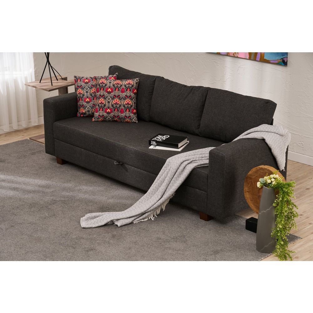 Aly - Sofabed u Antracitnoj Boji sa 3 Mjesta slika 2