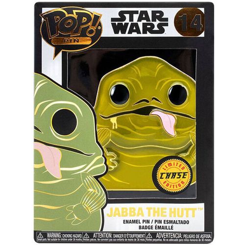 Funko Pop Star Wars Jabba the Hutt Large Ename bedž 10cm  slika 2