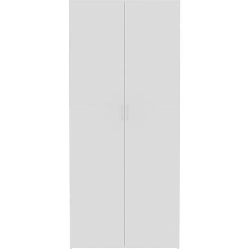 Ormarić za pohranu od iverice 80 x 35,5 x 180 cm bijeli slika 25