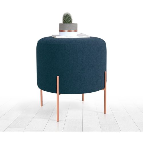 Copper 50 - Navy Blue Navy Blue Pouffe slika 2