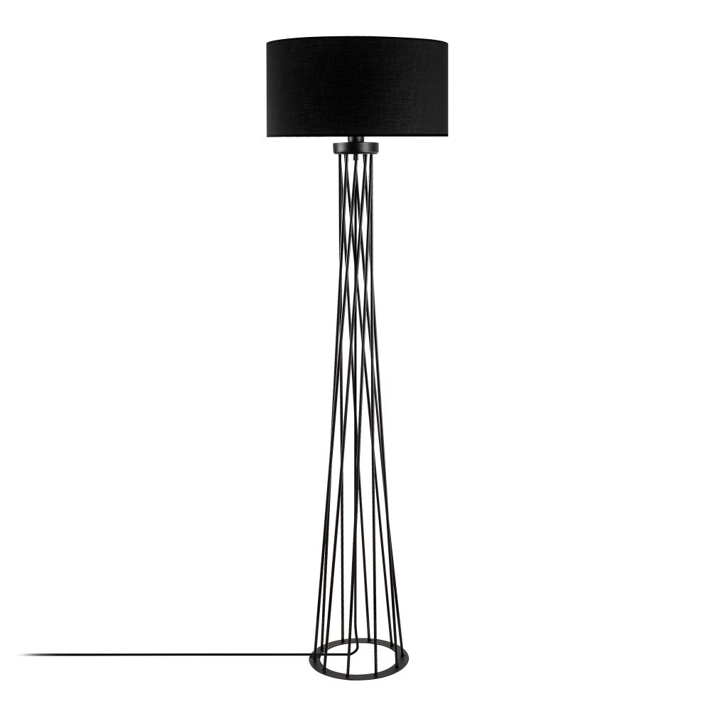 Visoka Crna Podna Lampa - Model 13470 slika 7