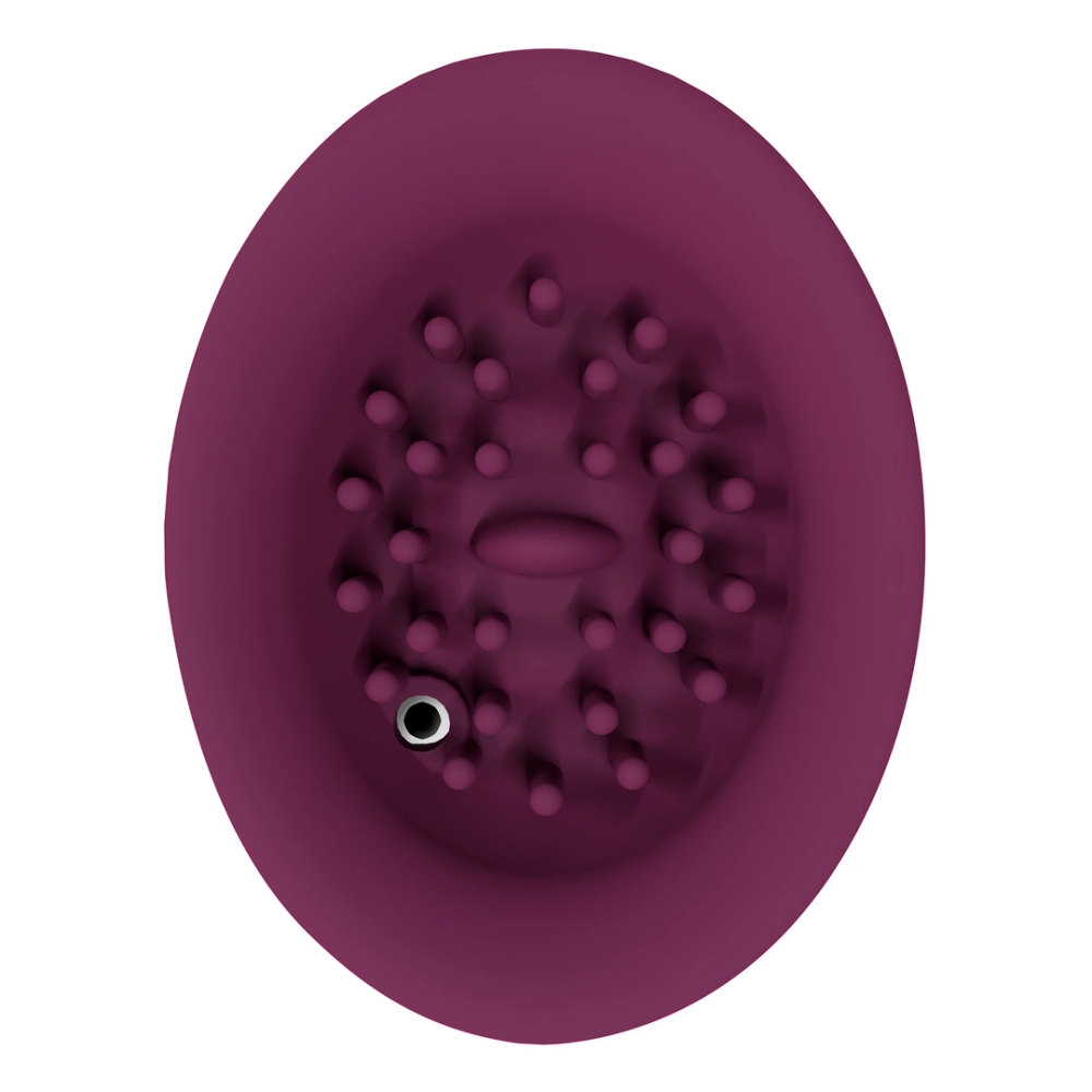 Inovacija Shotsa Twitch 3 - punjivi vibrator i usisivač - bordo slika 5
