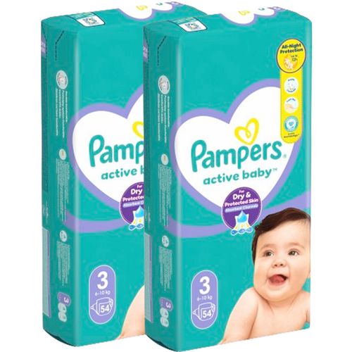 Pampers pelene  Active Baby Value Duopack slika 2
