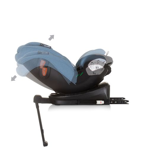 Chipolino autosjedalica I-SIZE 40-150 cm ISOFIX 360 "TOURINO" blue slika 8