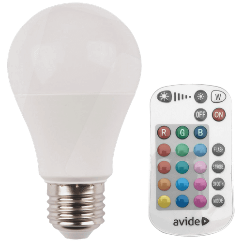 Avide Pametna sijalica, LED 9.7W, E27, RGB+W, 2700K, daljinski - Smart LED Globe A60 9.7W slika 2