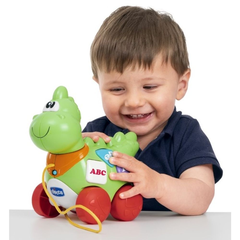 Chicco Muzička igračka na povlačenje My First Dino slika 4