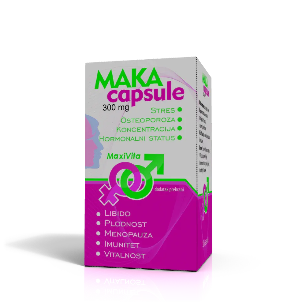 MAXIVITA MAKA KAPSULE 30X300MG slika 1