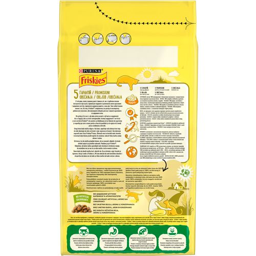 Friskies® Indoor, ukusna kombinacija piletine i puretine, s povrćem, 1,5 kg slika 4