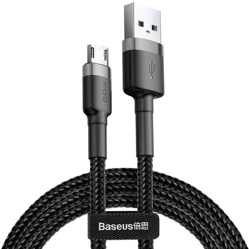 Baseus kabel trajna najlonska pletena žica USB / Micro USB QC3.0 2.4A 1m slika 1