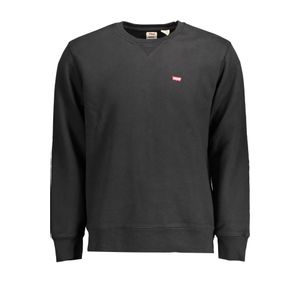 LEVI'S MEN'S BLACK SWEATSHIRT WITHOUT ZIP