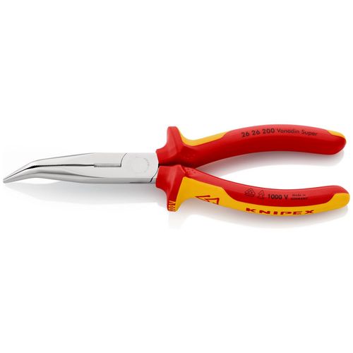 Knipex 26 26 200 Špicasta klešta sa sa bočnim sečenjem izolovane, VDE, hromirane 200 mm slika 1