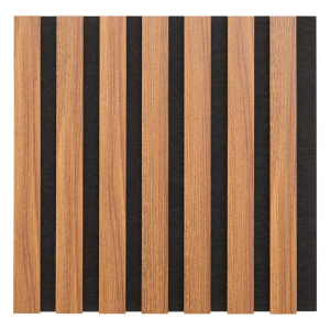 Atmosphera dekorativni zidni panel set 3/1 colva 30x30 cm dark wood, mdf
