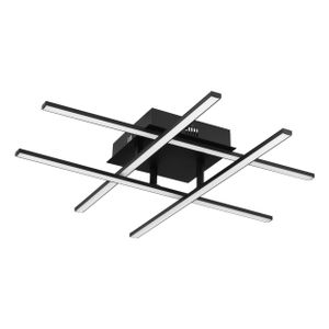 Eglo Lasana 3 Stropna/Zidna LED Lampa, 21W, Promjer 500mm, Aluminij/Crno-Bijela