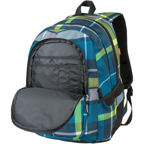 Target ruksak 3 Zip classic check green slika 4