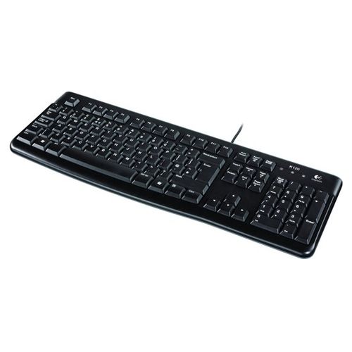 LOGITECH Žična tastatura K120 US (Crna) - 920-002509 slika 1