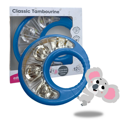 Edushape igračka Classic Tambourine - Blue slika 1