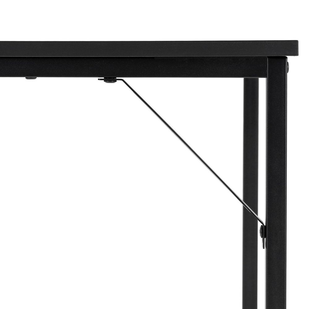 Radni stol 100 x 50 x 76 cm, crni slika 10
