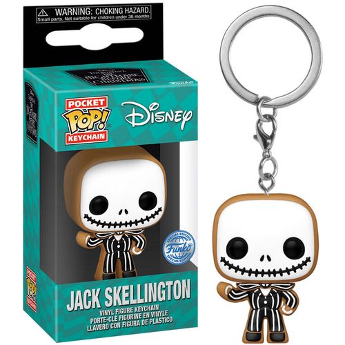 Pocket POP Keychain Disney Nightmare Before Christmas Jack Skellington Gingerbread Exclusive slika 3