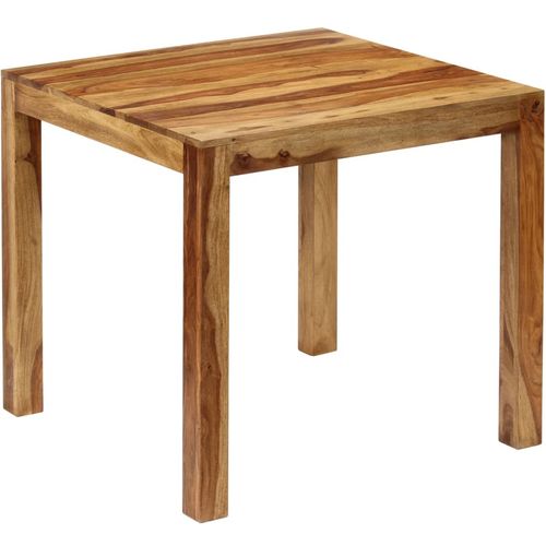 Blagovaonski stol od masivnog drva šišama 82 x 80 x 76 cm slika 1