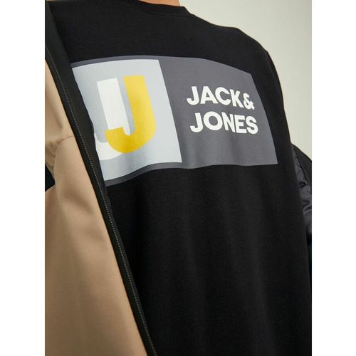Muška Majica bez Kapuljače CREW  Jack &amp; Jones 12218814  Crna slika 3